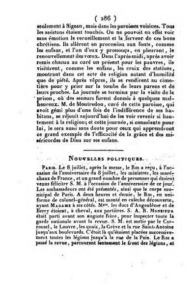 L'ami de la religion et du roi journal ecclesiastique, politique et litteraire