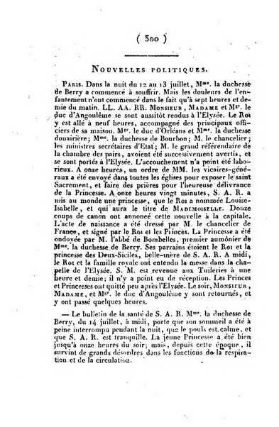 L'ami de la religion et du roi journal ecclesiastique, politique et litteraire