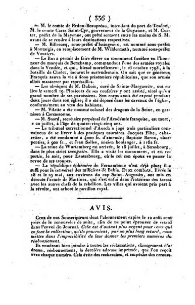 L'ami de la religion et du roi journal ecclesiastique, politique et litteraire