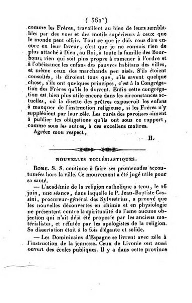 L'ami de la religion et du roi journal ecclesiastique, politique et litteraire