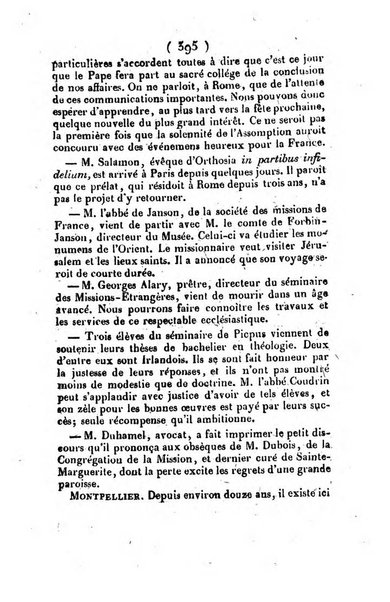 L'ami de la religion et du roi journal ecclesiastique, politique et litteraire