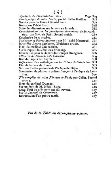 L'ami de la religion et du roi journal ecclesiastique, politique et litteraire