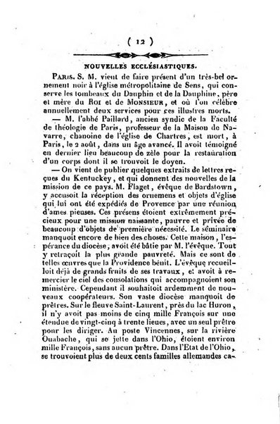 L'ami de la religion et du roi journal ecclesiastique, politique et litteraire