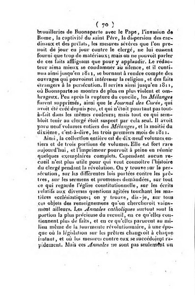 L'ami de la religion et du roi journal ecclesiastique, politique et litteraire