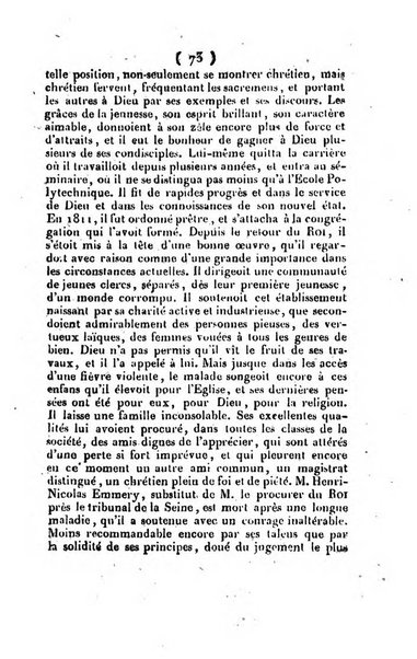 L'ami de la religion et du roi journal ecclesiastique, politique et litteraire