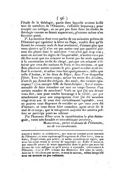 L'ami de la religion et du roi journal ecclesiastique, politique et litteraire