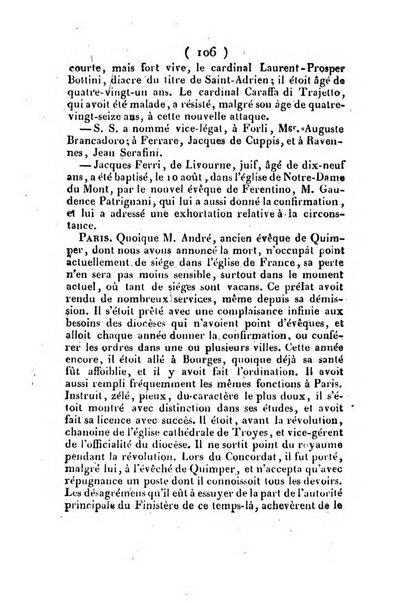 L'ami de la religion et du roi journal ecclesiastique, politique et litteraire