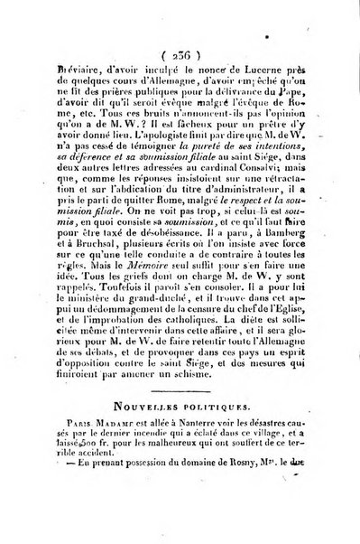 L'ami de la religion et du roi journal ecclesiastique, politique et litteraire