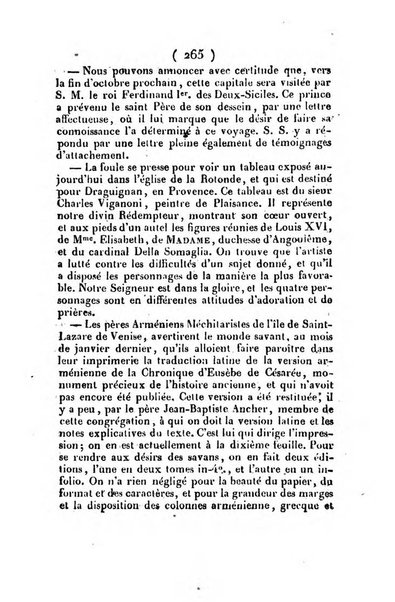 L'ami de la religion et du roi journal ecclesiastique, politique et litteraire