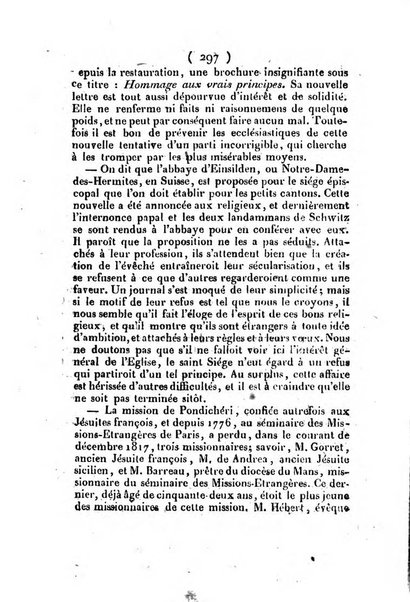 L'ami de la religion et du roi journal ecclesiastique, politique et litteraire