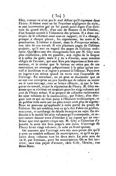 L'ami de la religion et du roi journal ecclesiastique, politique et litteraire