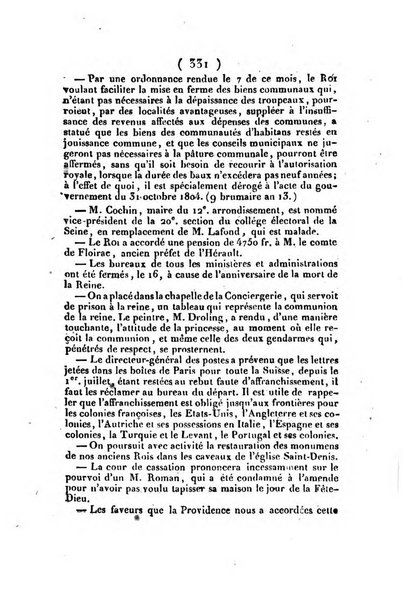 L'ami de la religion et du roi journal ecclesiastique, politique et litteraire