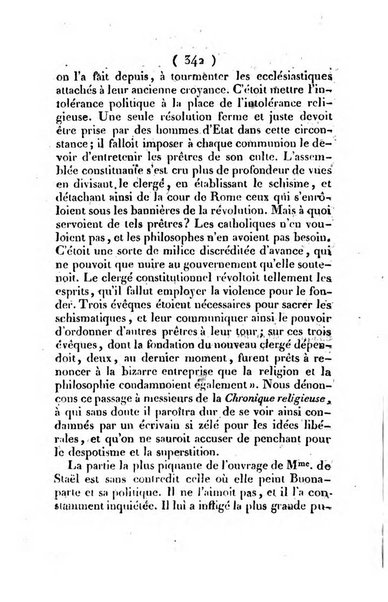 L'ami de la religion et du roi journal ecclesiastique, politique et litteraire