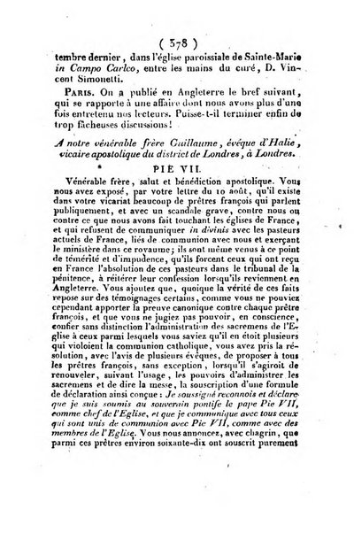 L'ami de la religion et du roi journal ecclesiastique, politique et litteraire