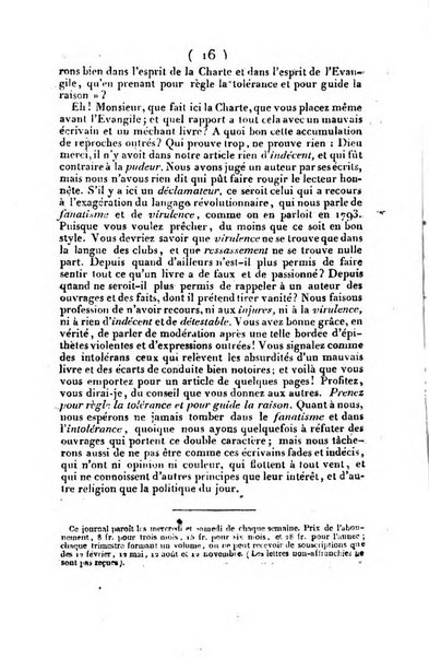 L'ami de la religion et du roi journal ecclesiastique, politique et litteraire