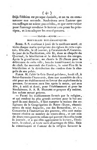 L'ami de la religion et du roi journal ecclesiastique, politique et litteraire