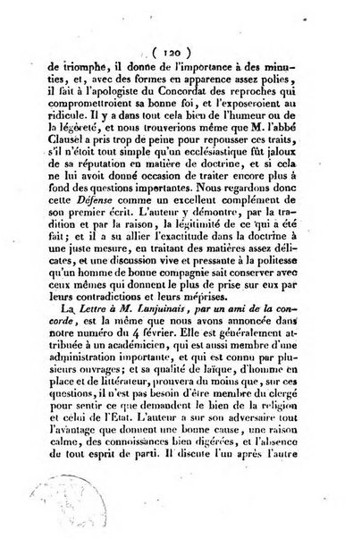 L'ami de la religion et du roi journal ecclesiastique, politique et litteraire