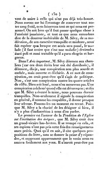 L'ami de la religion et du roi journal ecclesiastique, politique et litteraire