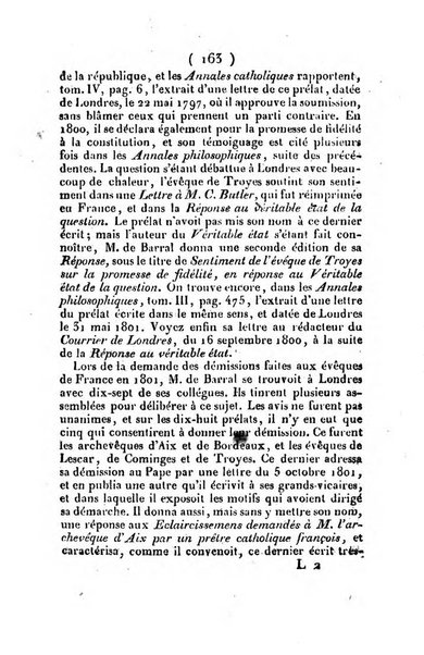 L'ami de la religion et du roi journal ecclesiastique, politique et litteraire