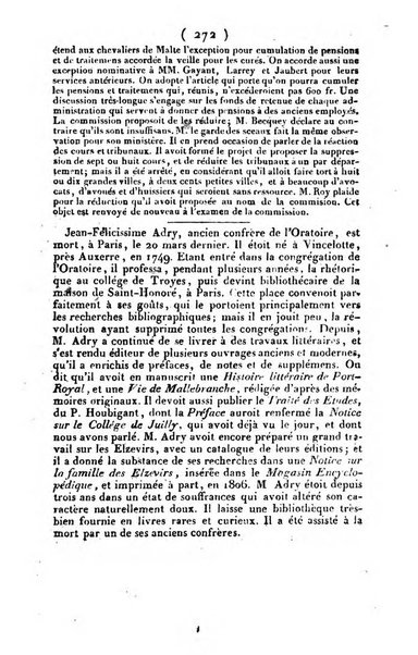 L'ami de la religion et du roi journal ecclesiastique, politique et litteraire