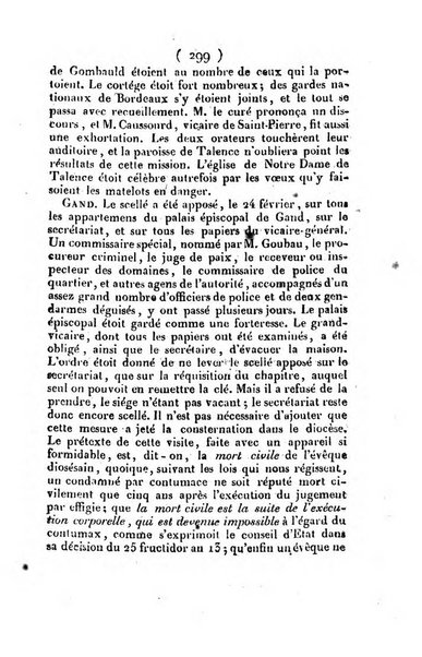 L'ami de la religion et du roi journal ecclesiastique, politique et litteraire