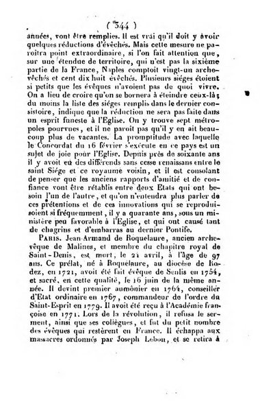 L'ami de la religion et du roi journal ecclesiastique, politique et litteraire