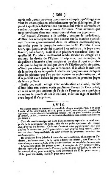 L'ami de la religion et du roi journal ecclesiastique, politique et litteraire