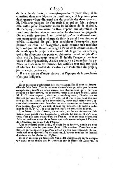 L'ami de la religion et du roi journal ecclesiastique, politique et litteraire