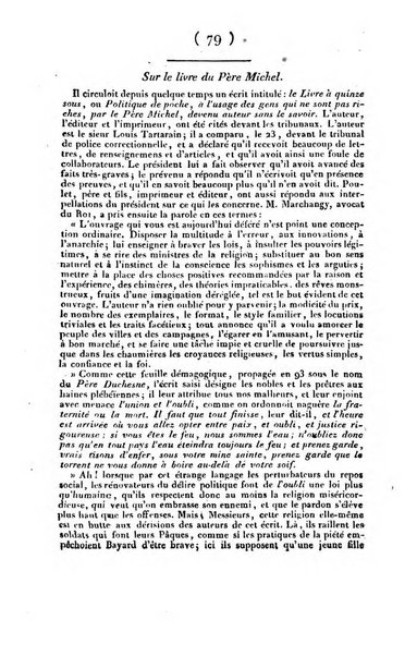 L'ami de la religion et du roi journal ecclesiastique, politique et litteraire