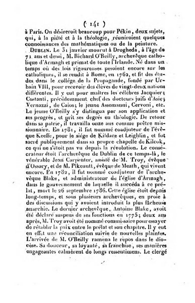 L'ami de la religion et du roi journal ecclesiastique, politique et litteraire