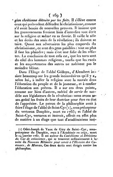 L'ami de la religion et du roi journal ecclesiastique, politique et litteraire