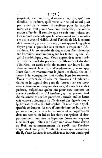 L'ami de la religion et du roi journal ecclesiastique, politique et litteraire