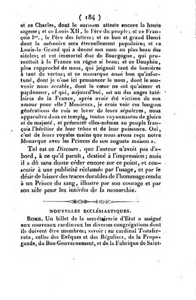 L'ami de la religion et du roi journal ecclesiastique, politique et litteraire