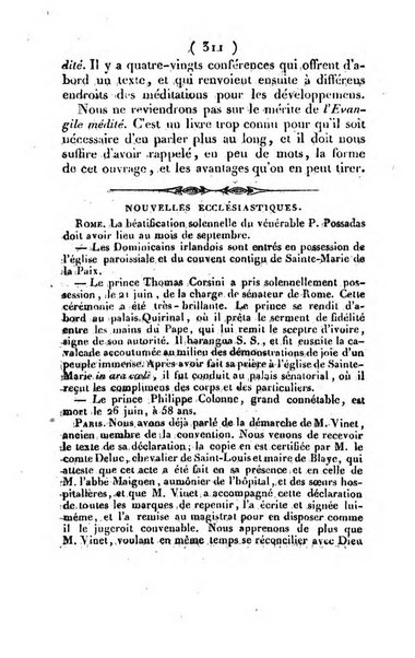 L'ami de la religion et du roi journal ecclesiastique, politique et litteraire