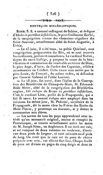 L'ami de la religion et du roi journal ecclesiastique, politique et litteraire