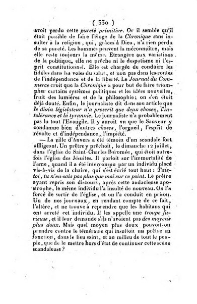 L'ami de la religion et du roi journal ecclesiastique, politique et litteraire