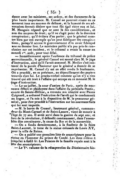 L'ami de la religion et du roi journal ecclesiastique, politique et litteraire