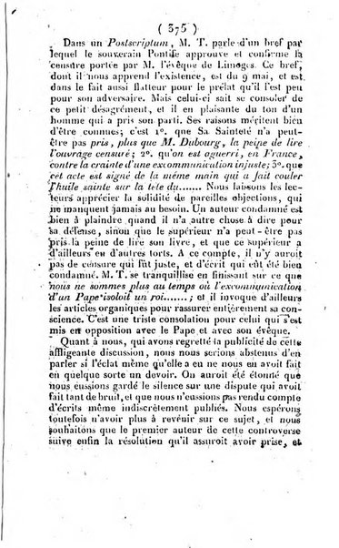 L'ami de la religion et du roi journal ecclesiastique, politique et litteraire