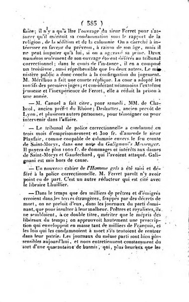 L'ami de la religion et du roi journal ecclesiastique, politique et litteraire