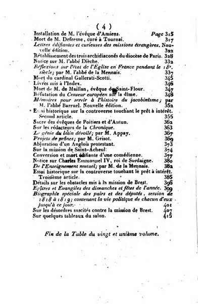 L'ami de la religion et du roi journal ecclesiastique, politique et litteraire