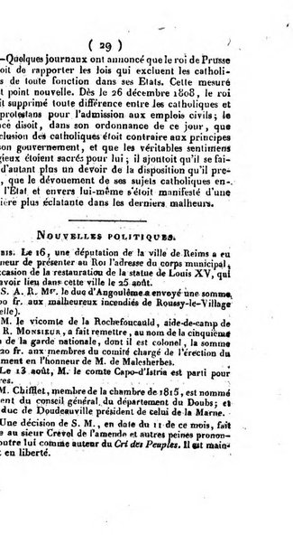 L'ami de la religion et du roi journal ecclesiastique, politique et litteraire