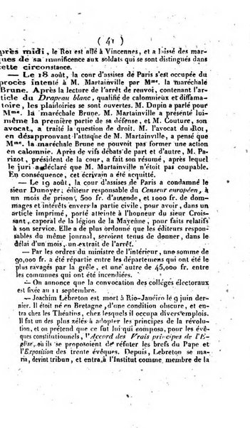 L'ami de la religion et du roi journal ecclesiastique, politique et litteraire