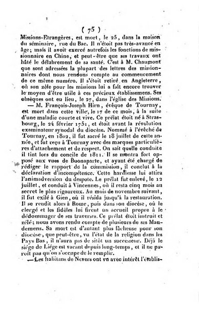 L'ami de la religion et du roi journal ecclesiastique, politique et litteraire