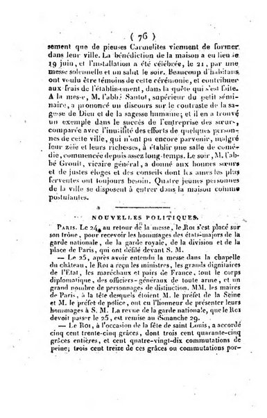 L'ami de la religion et du roi journal ecclesiastique, politique et litteraire