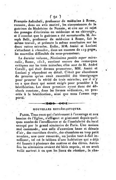 L'ami de la religion et du roi journal ecclesiastique, politique et litteraire