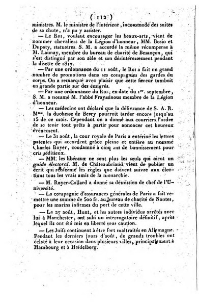 L'ami de la religion et du roi journal ecclesiastique, politique et litteraire