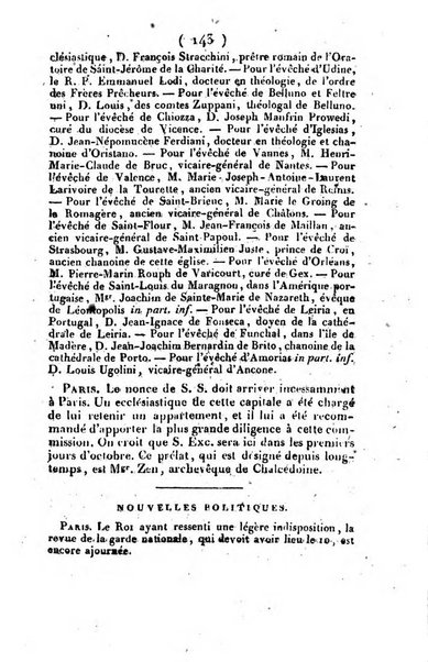 L'ami de la religion et du roi journal ecclesiastique, politique et litteraire