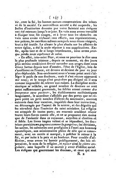 L'ami de la religion et du roi journal ecclesiastique, politique et litteraire