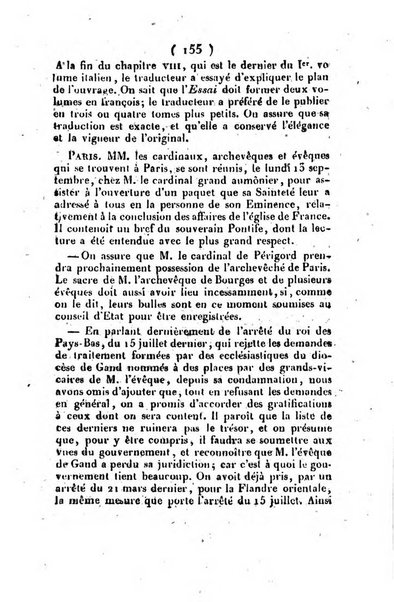 L'ami de la religion et du roi journal ecclesiastique, politique et litteraire