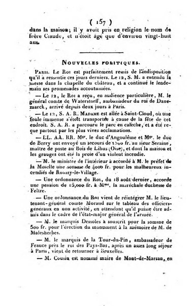 L'ami de la religion et du roi journal ecclesiastique, politique et litteraire